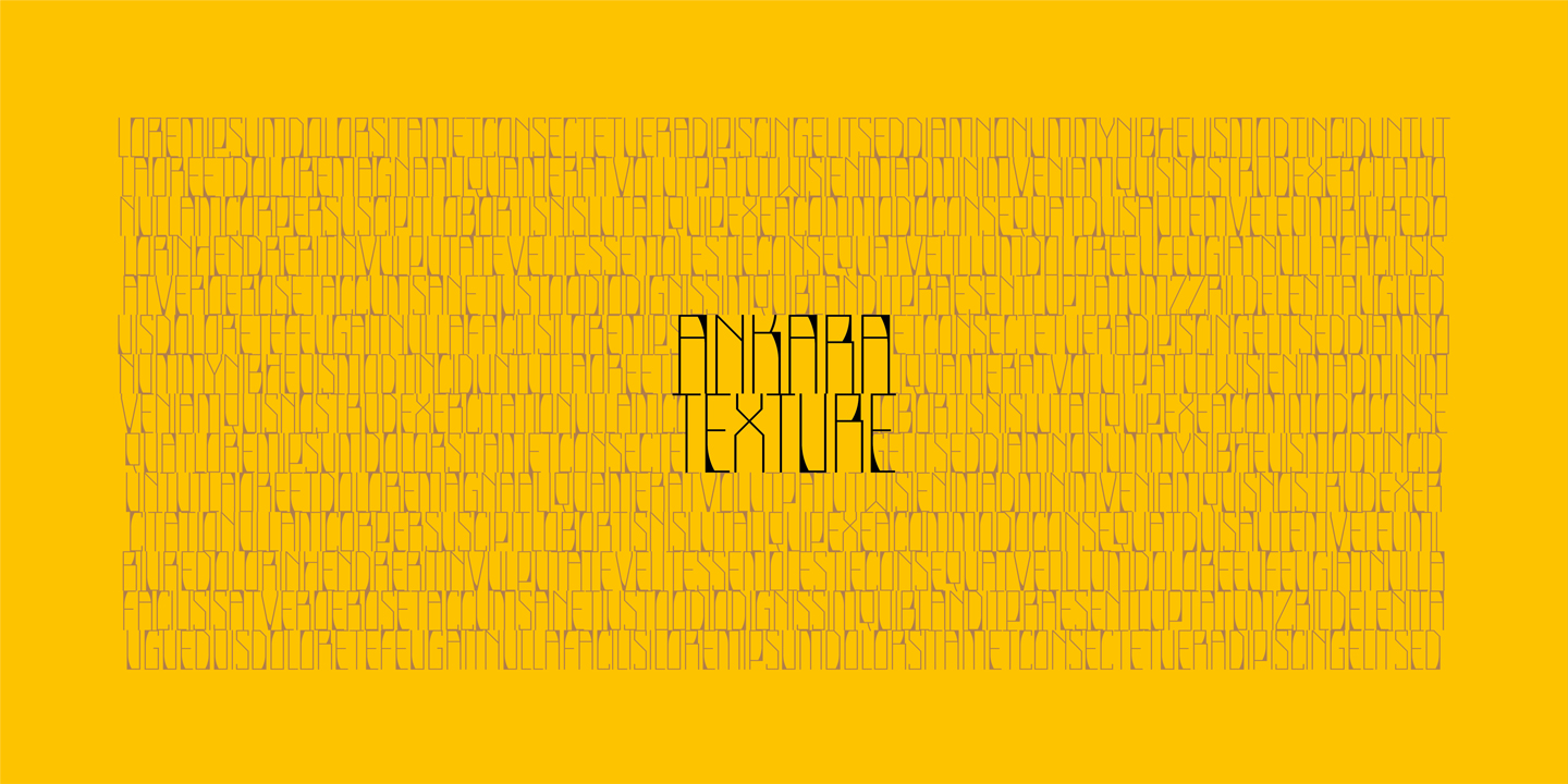 Пример шрифта Ankara Texture #1